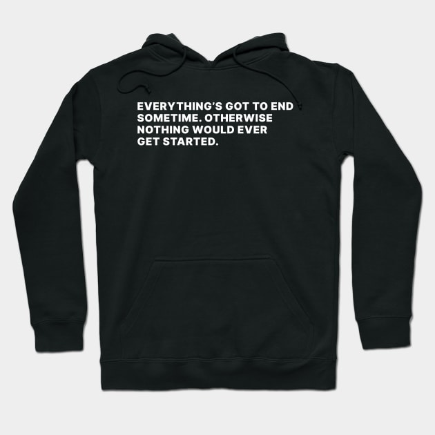 Doctor Who Quote Hoodie by WeirdStuff